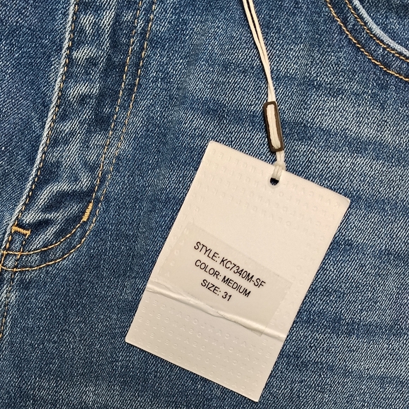 NWT KanCan Luke High Rise Flare Jeans Women's 31" Distressed Faded Stretch NEW! - Picture 9 of 10